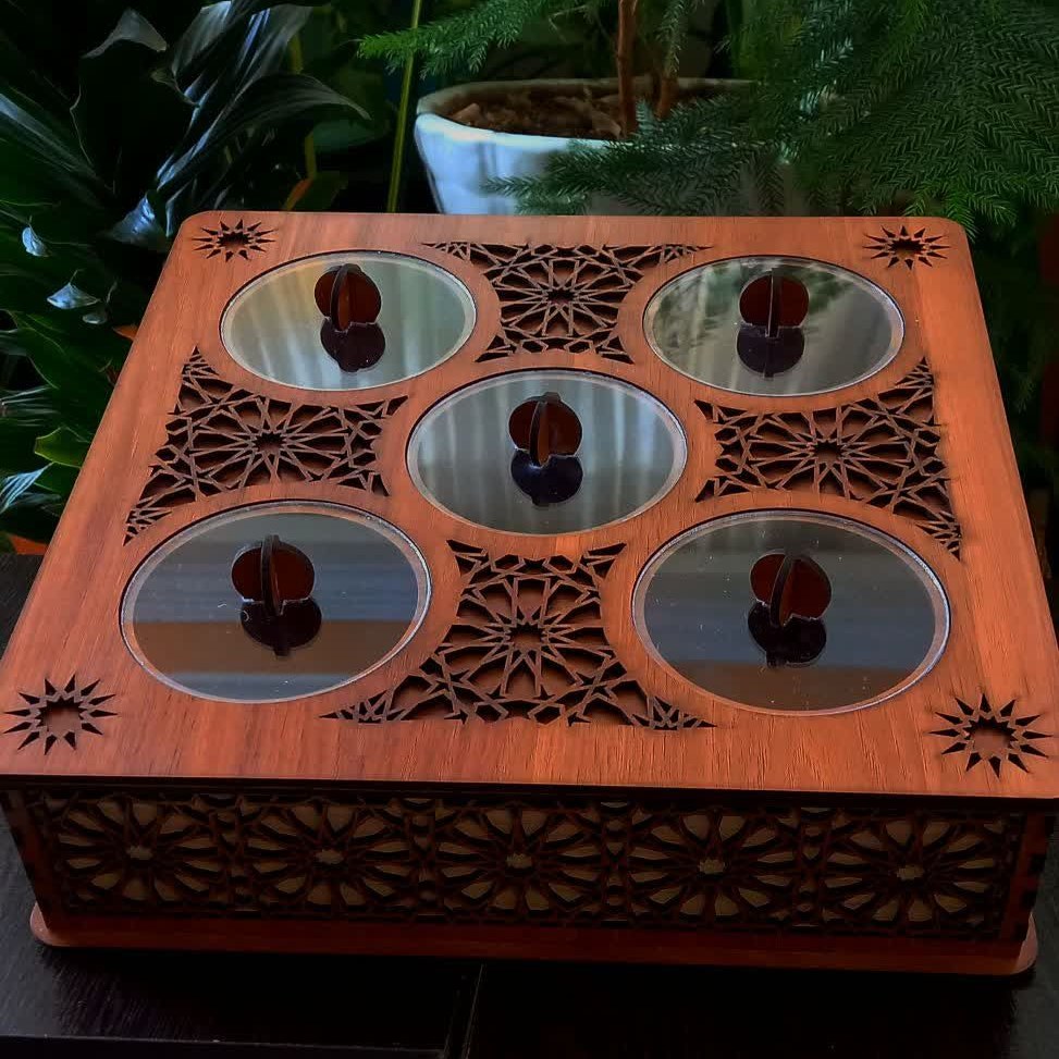 جعبه پذیرایی طرح شمسه