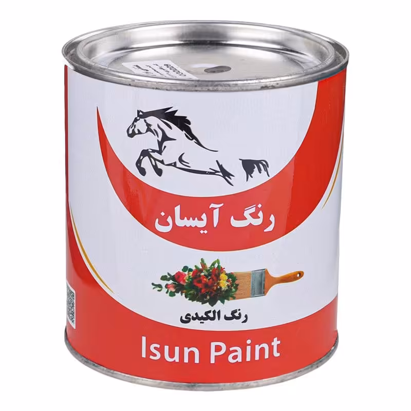 رنگ روغنی مشکی براق Isun Fam Iranian 1Kg