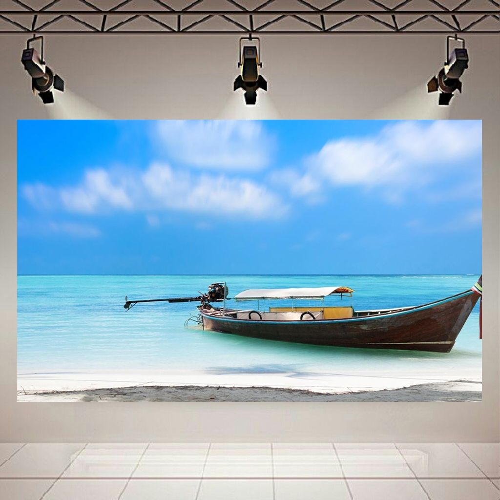 تابلو شاسی طرح دریا و قایق کد AR1050