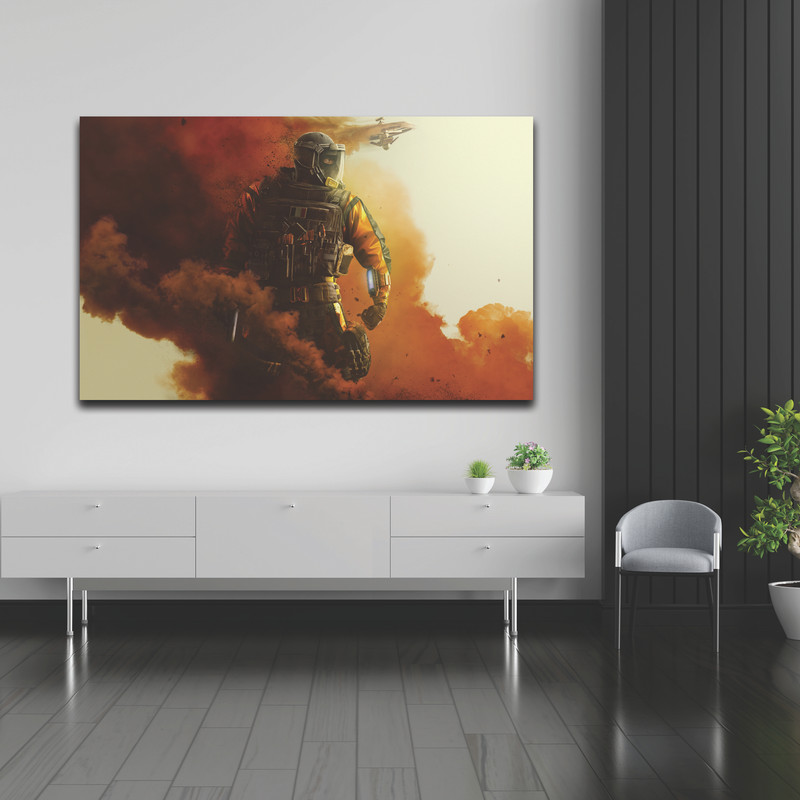 تابلو شاسی مدل گیمینگ کد 44 | دنیای قاب