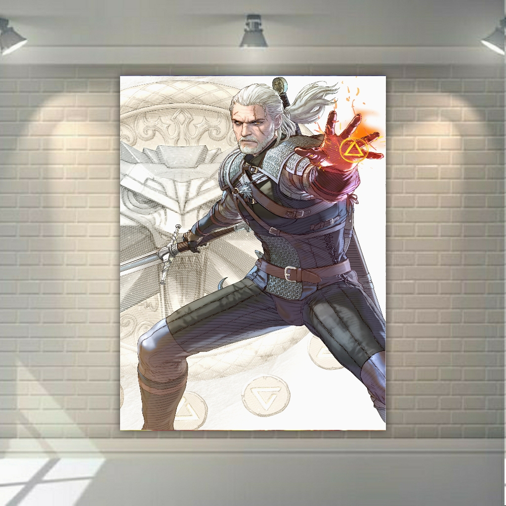 تابلو بوم طرح گیم ویچر مدل SDB1311