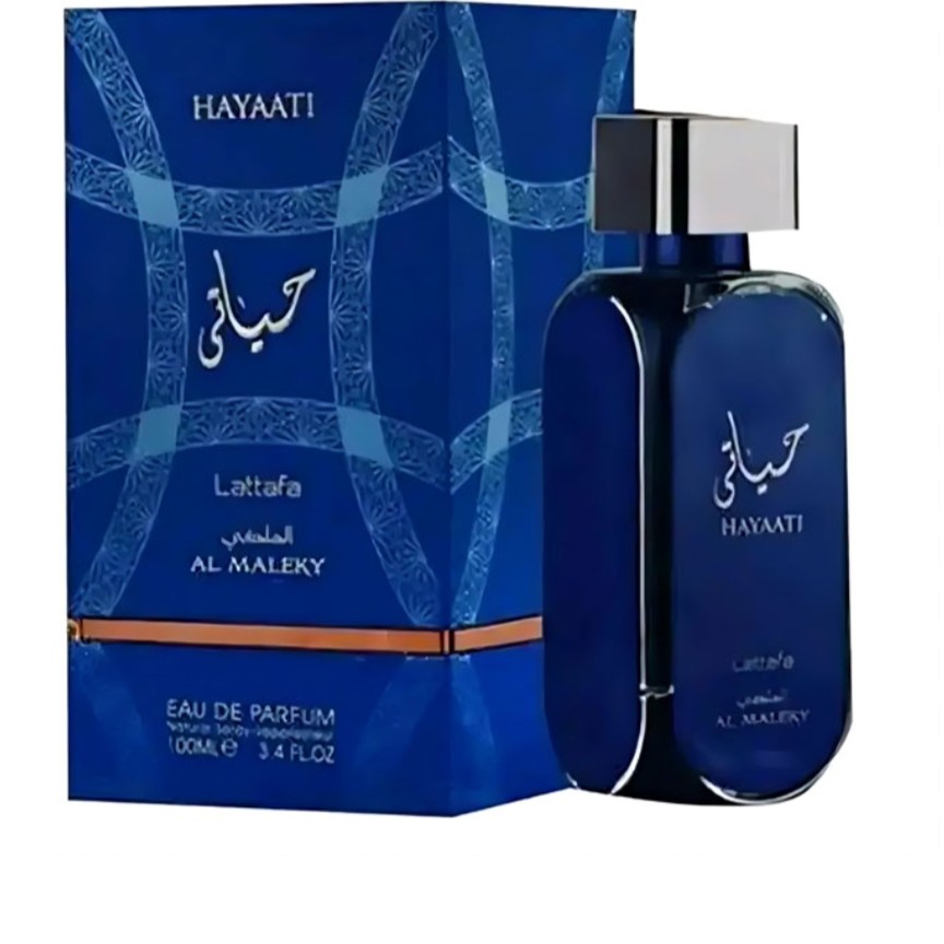 ادکلن مردانه حیاتی آبی لطافه اصل 100 میل حجم