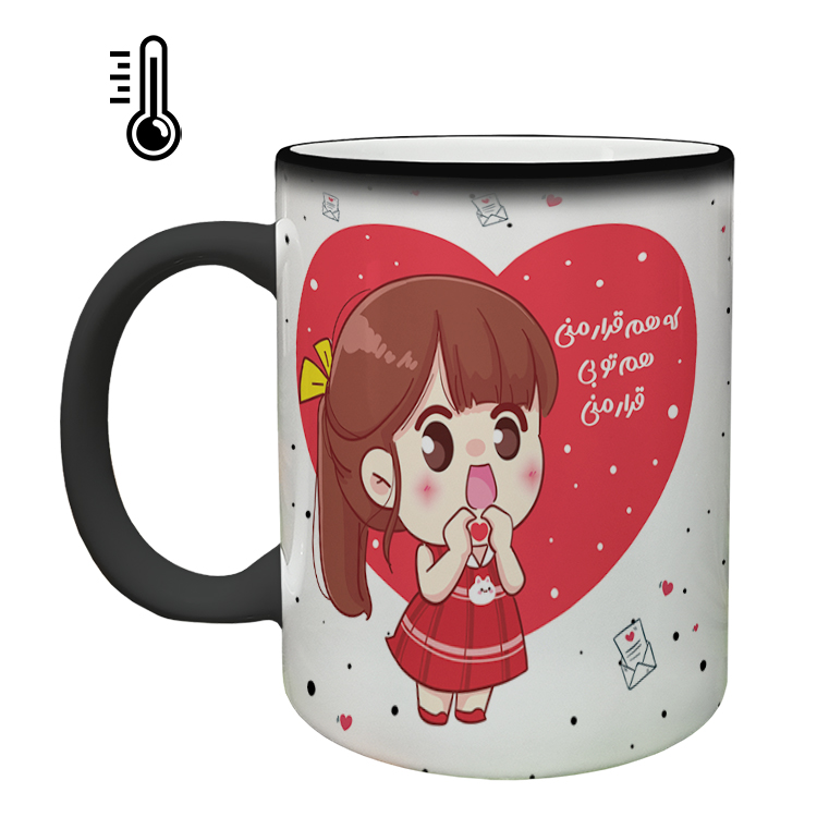 ماگ حرارتی مدل عاشقانه کد 175