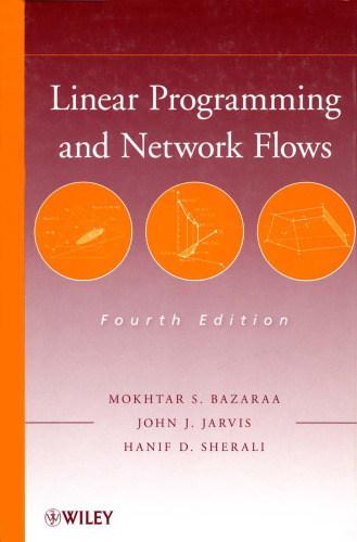 خرید و دانلود نسخه کامل کتاب Linear programming and network flows, Fourth Edition