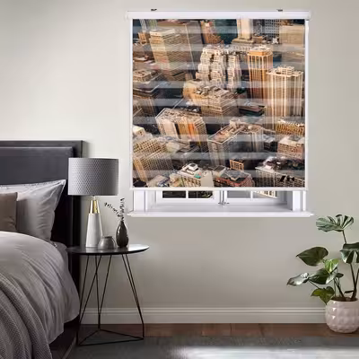 پرده زبرا زیو کد C2004 سایز 150x150 سانتی متر