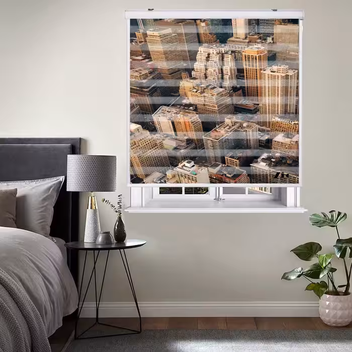 پرده زبرا زیو کد C2004 سایز 150x150 سانتی متر