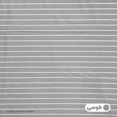 ملحفه آدنو مدل راه راه کد IR90 دونفره سایز 180x200 سانتی متر