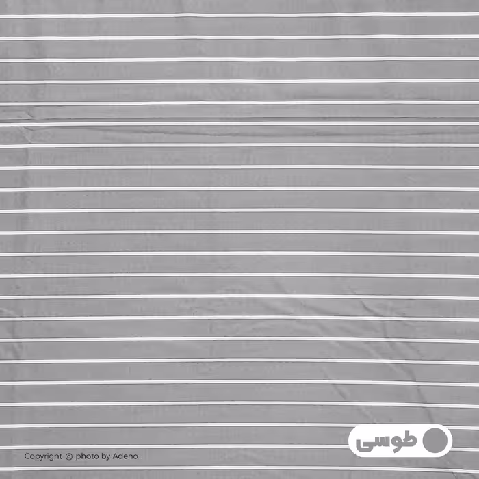 ملحفه آدنو مدل راه راه کد IR90 دونفره سایز 180x200 سانتی متر