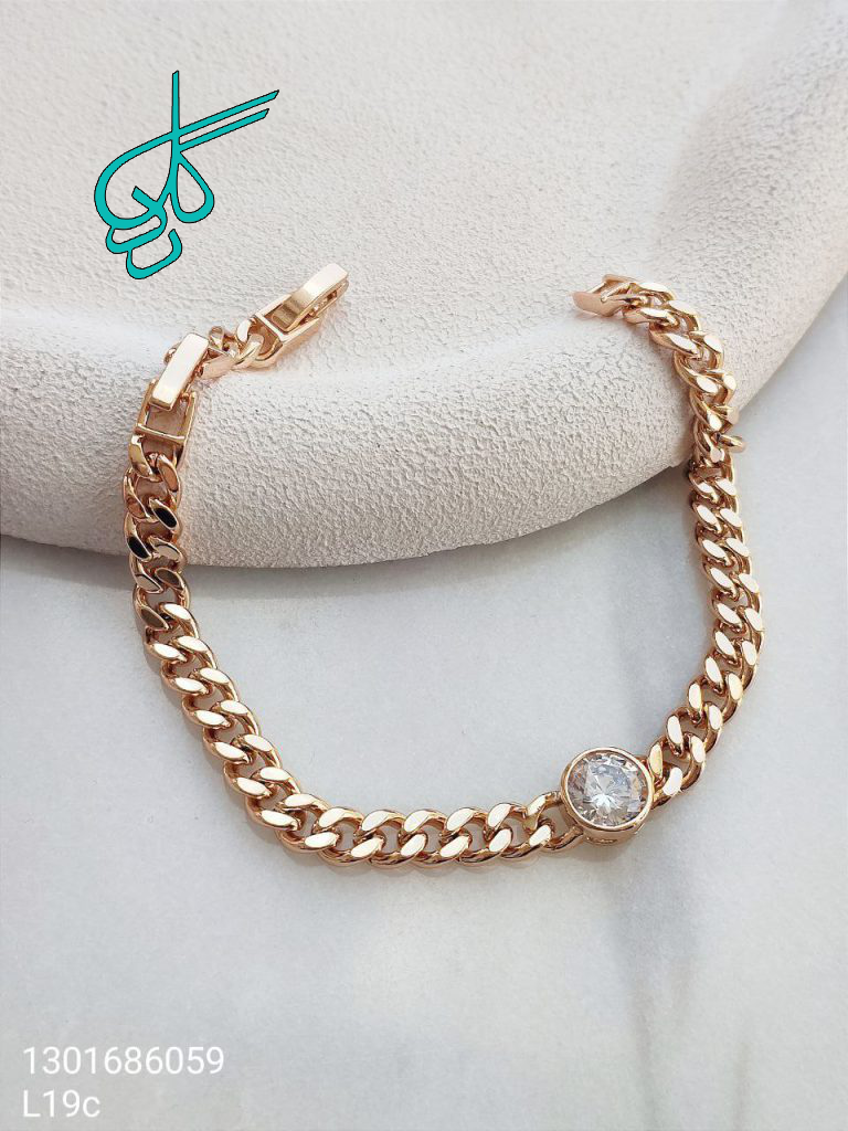 خرید دستبند زنانه نگین دار مارک ژوپینگ کیفیت عالی رنگ ثابت ضدحساسیت کد 1216753 - ردگل