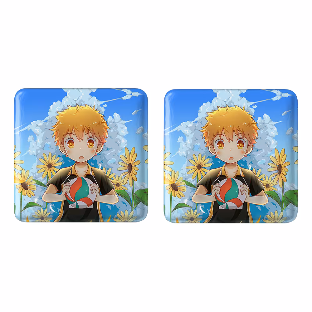 پیکسل خندالو مدل هیناتا شویو انیمه آبشار سرنوشت هایکیو کاگیاما کد 11183 به همراه مگنت