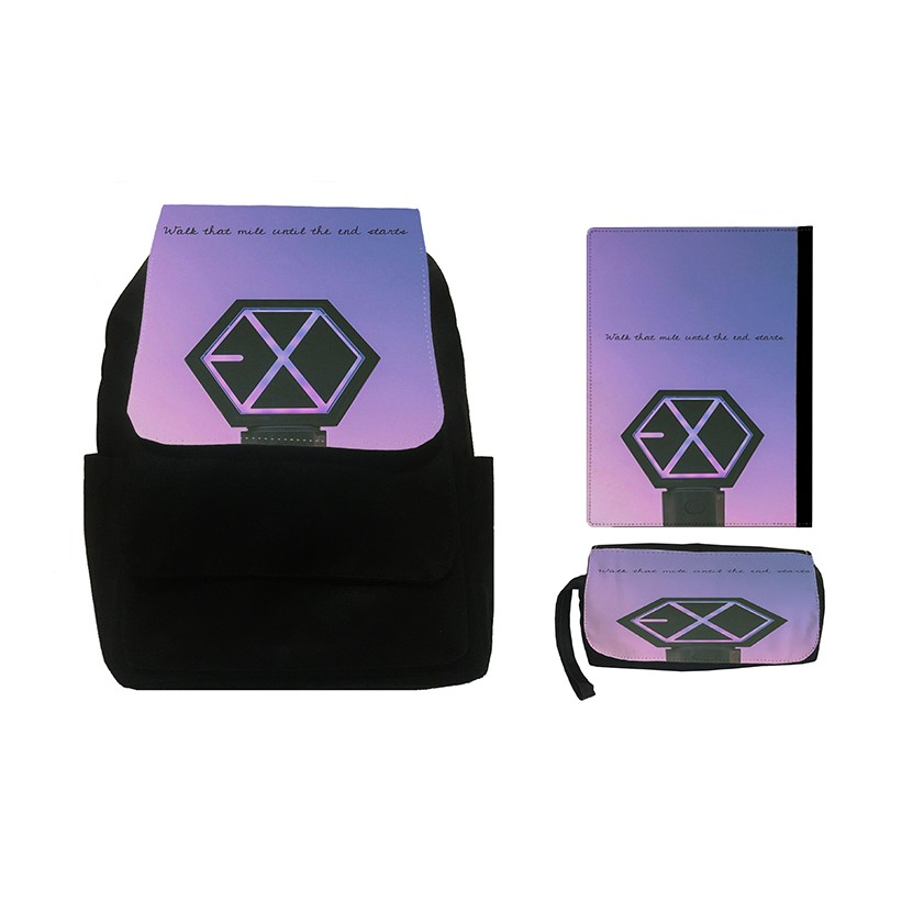 کوله پشتی طرح اکسو SX6 همراه کلاسور و جامدادی