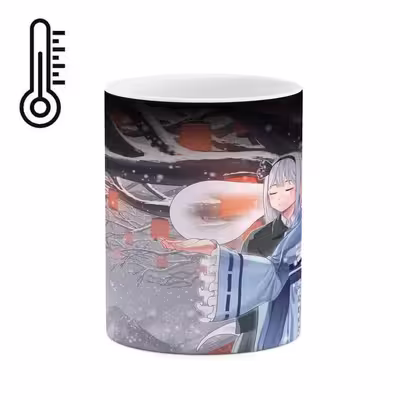 ماگ حرارتی کاکتی طرح انیمه مدل mgh15463