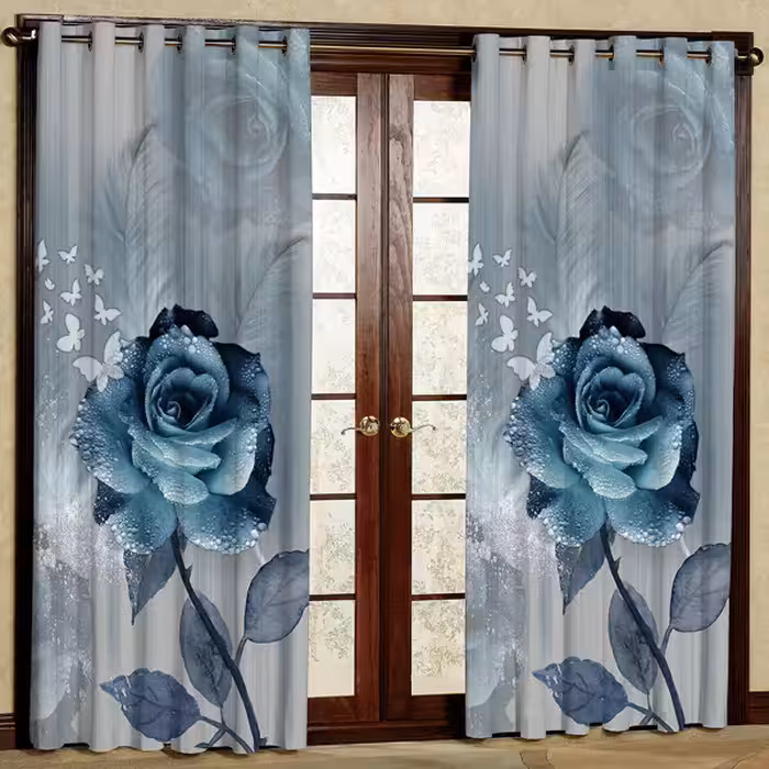 پرده مدل پانچی کد 5325 سایز 280x140 سانتی متر