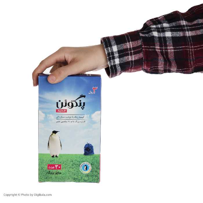 کیسه زباله پنگوئن مدل P-t سه رول 10 عددی