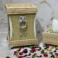سطل ودستمال چوبی مدل روشا برند ROHAM 