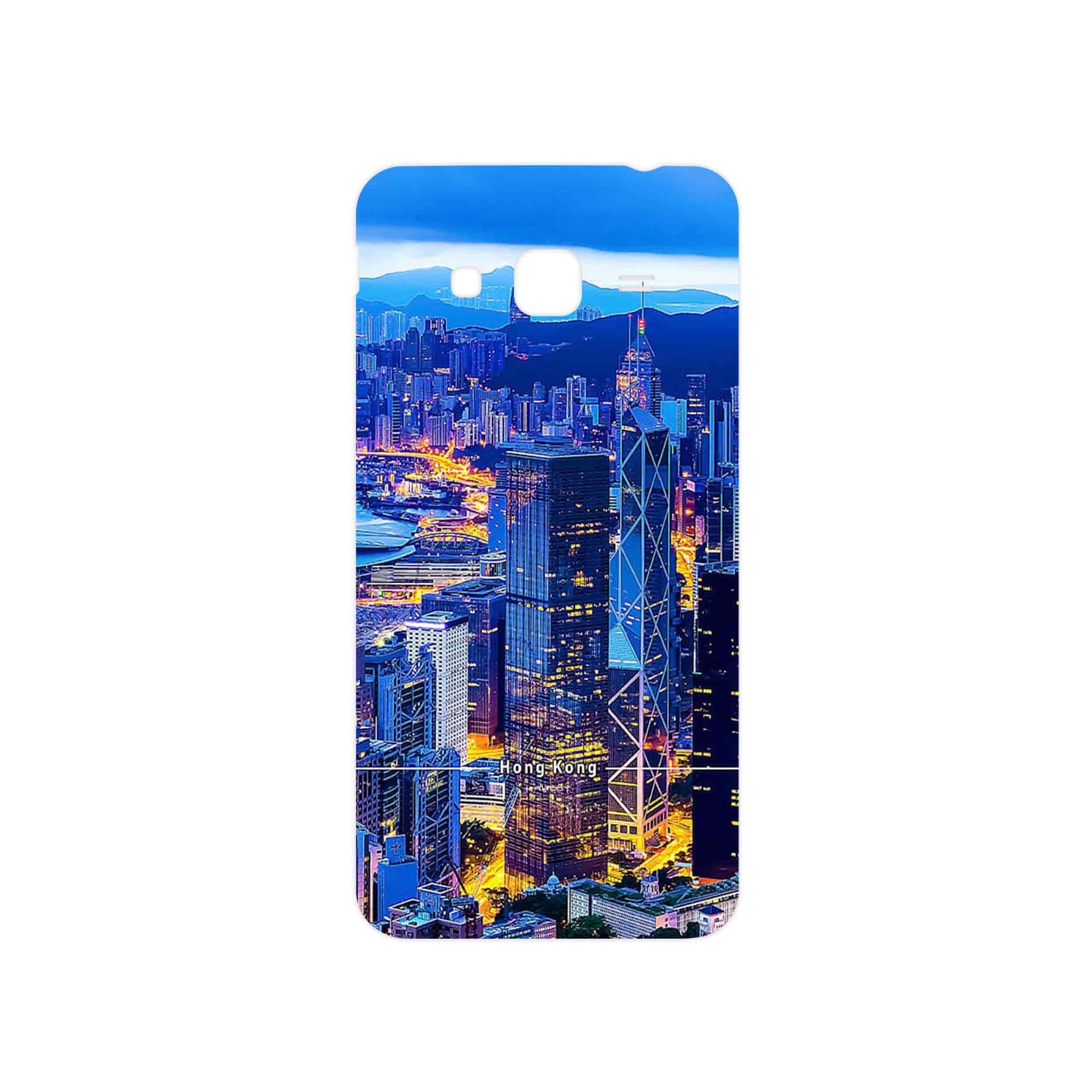 برچسب پوششی ماهوت مدل Hong Kong City مناسب برای گوشی موبایل سامسونگ Galaxy J3 2016