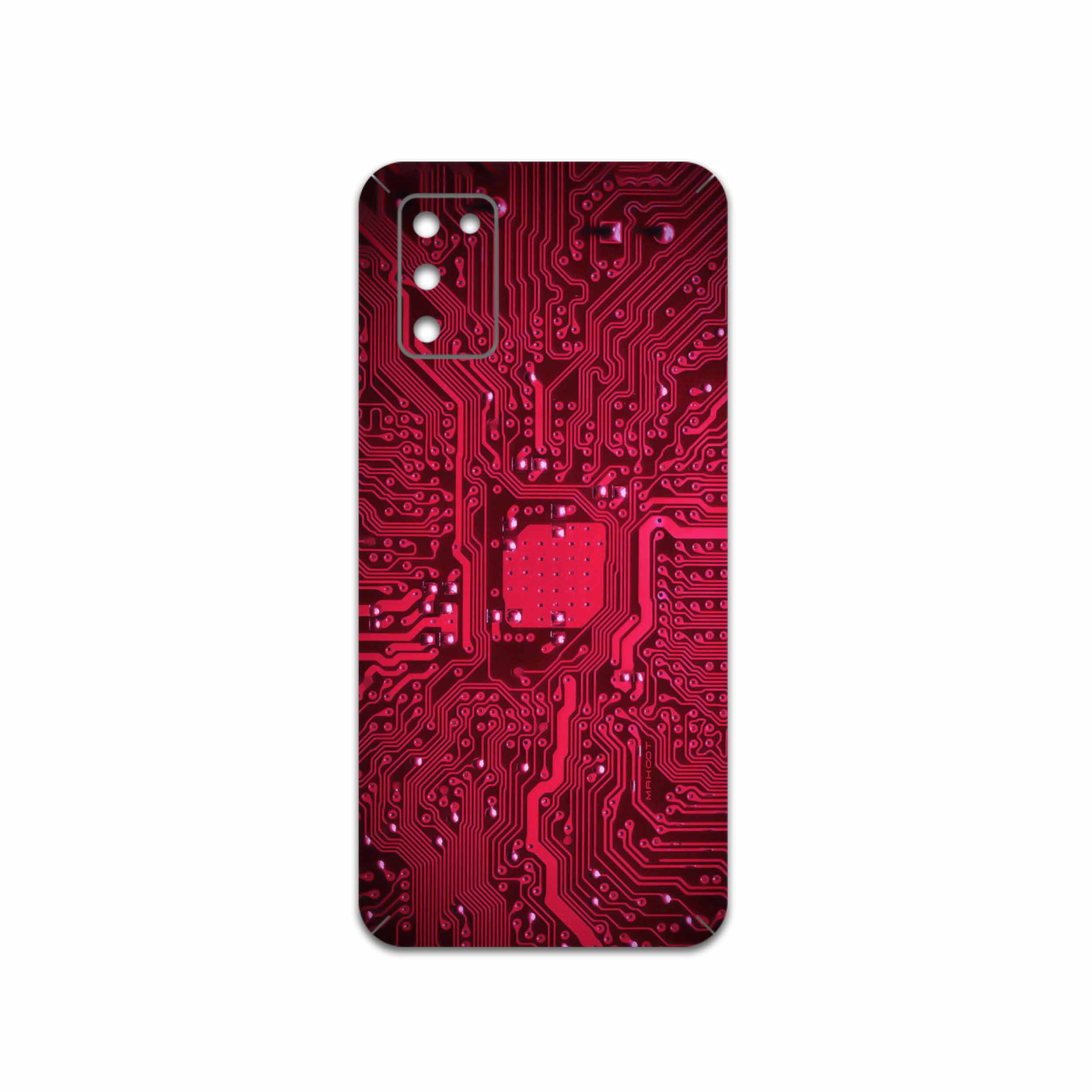 برچسب پوششی ماهوت مدل Red-Printed-Circuit-Board مناسب برای گوشی موبایل سامسونگ Galaxy A03S
