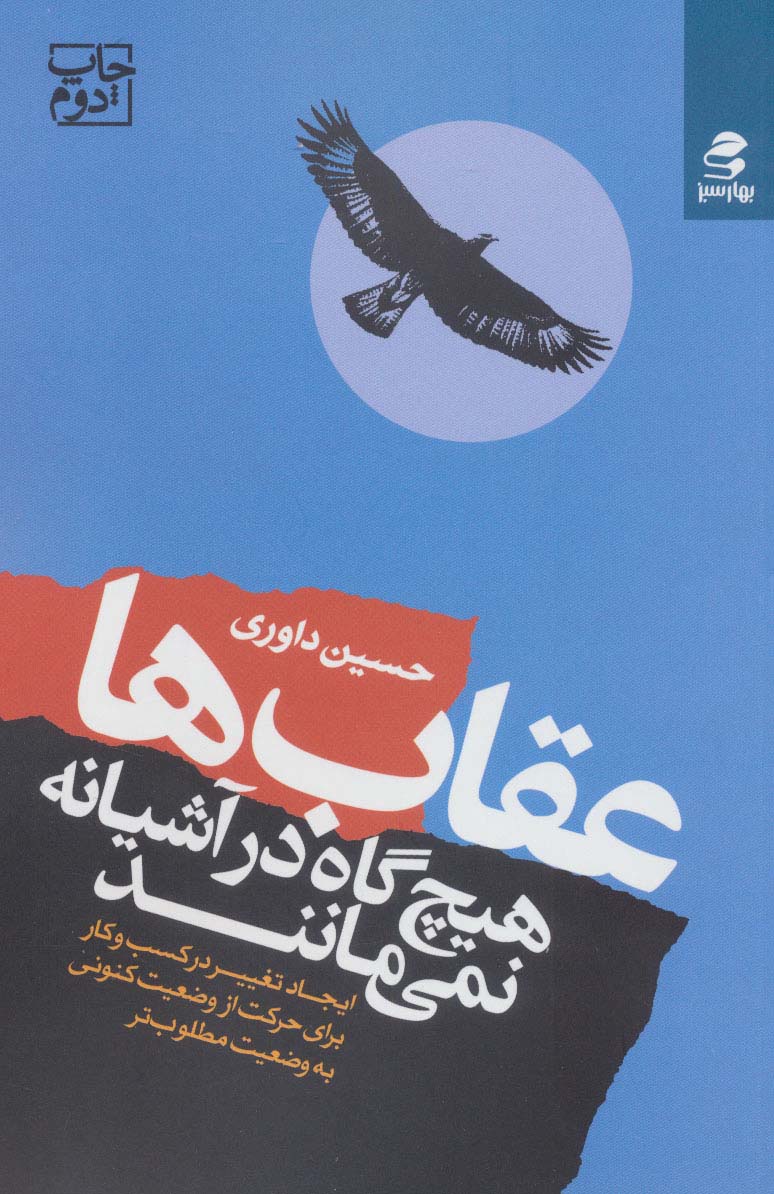 کتاب عقاب ها هیچ گاه در آشیانه نمی مانند (ایجاد تغییر در کسب و کار برای حرکت از وضعیت کنونی به وضعیت...)