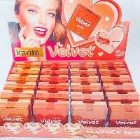 رژگونه قلبی سری ولوت کاریته