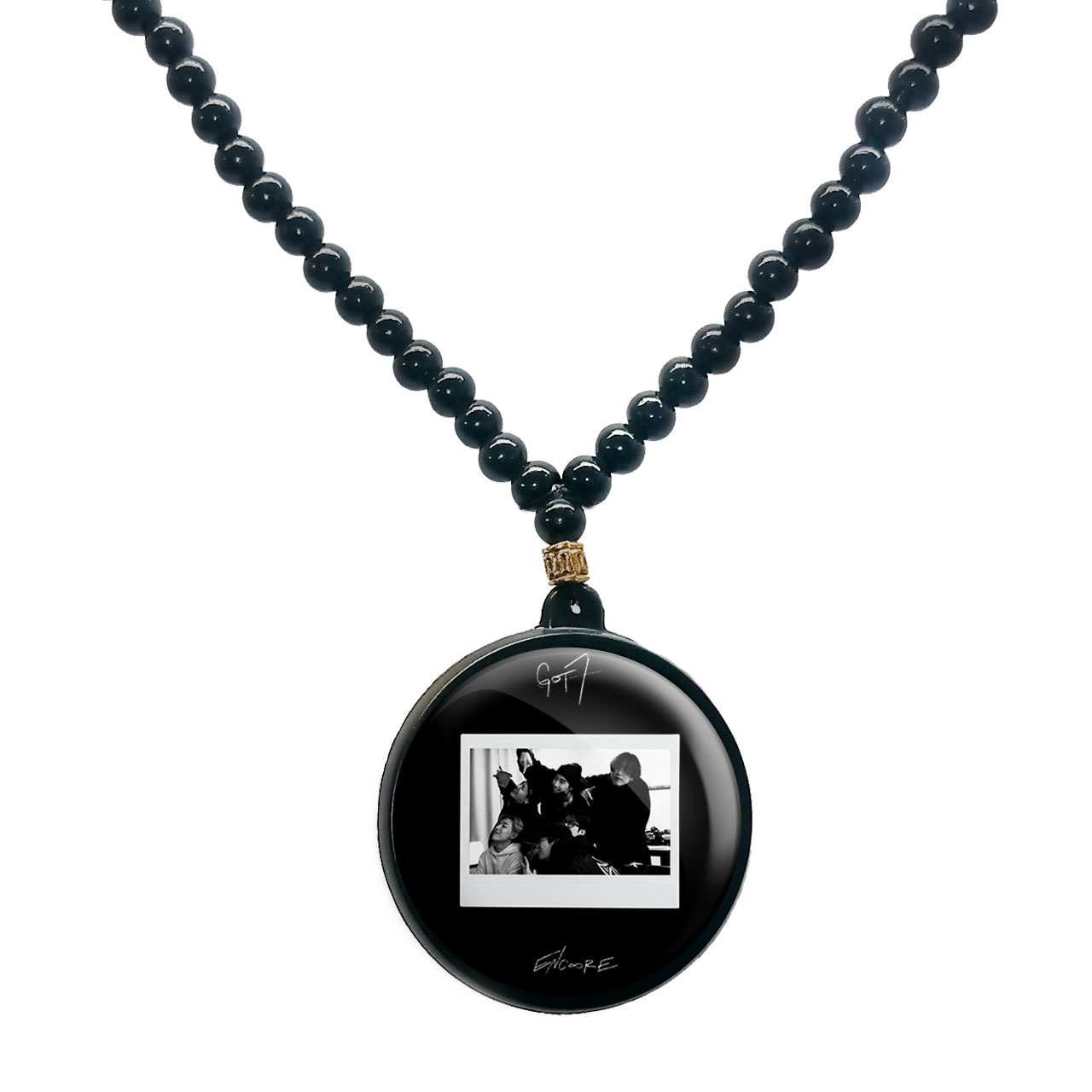 گردنبند پرمانه طرح GOT7 کد pmd.19220 مدل دو طرفه