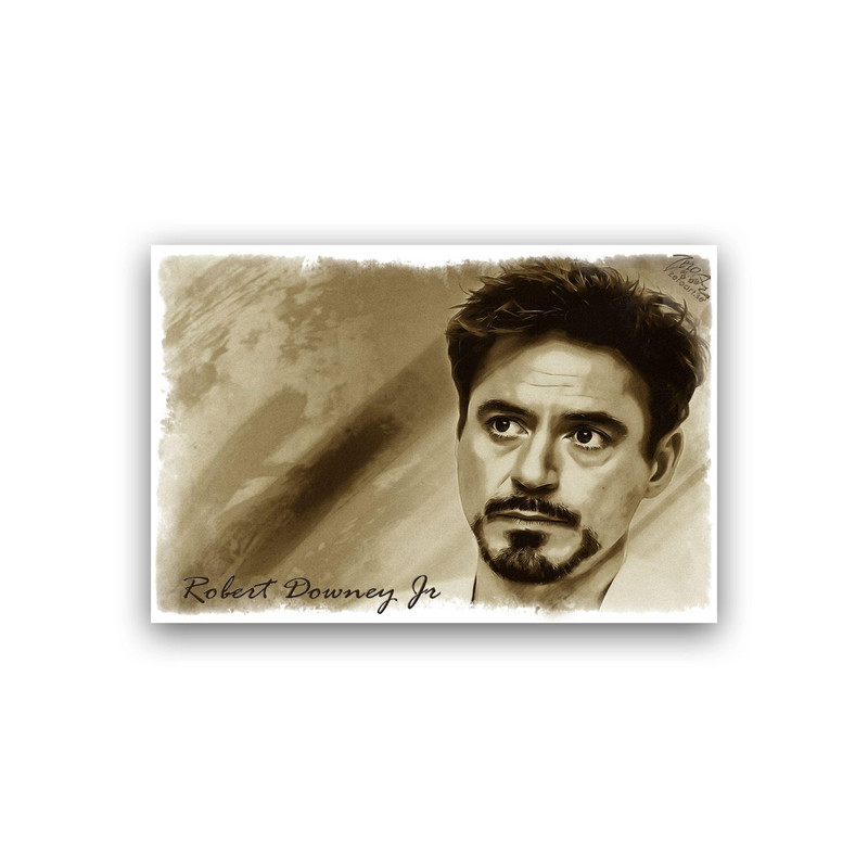 تابلو شاسی طرح رابرت داونی جونیور مدل BS00680 | دنیای قاب