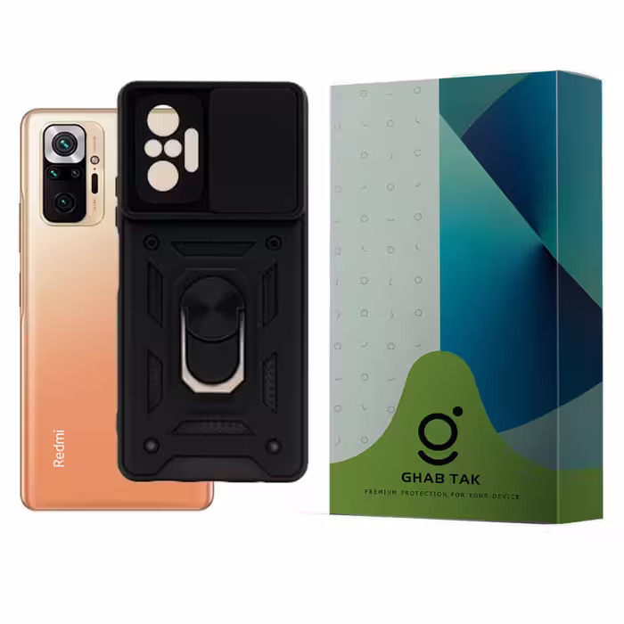 کاور قاب تک مدل استندی کد Guard-08 مناسب برای گوشی موبایل شیائومی Redmi Note 10 Pro