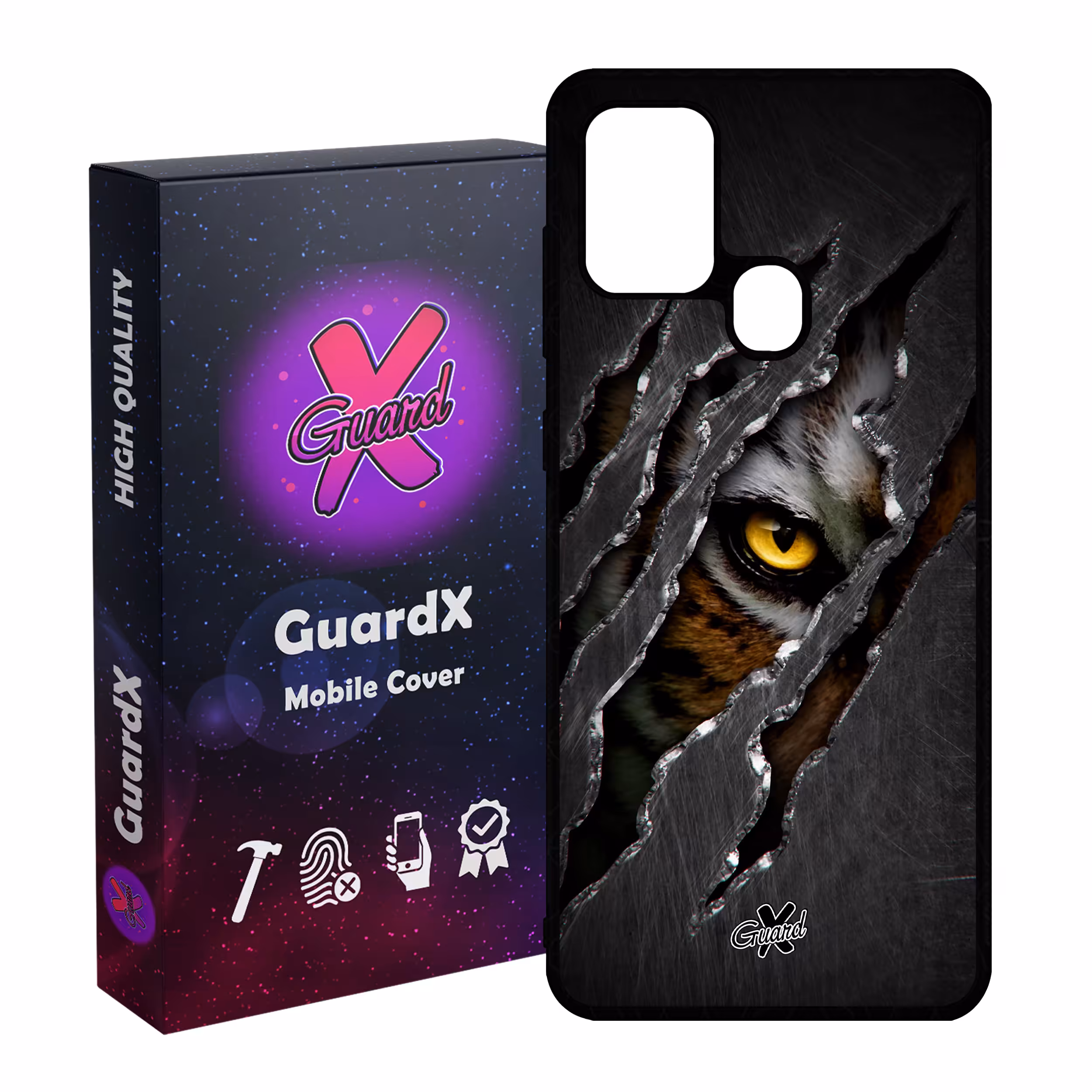 کاور گارد ایکس طرح Tiger مدل Glass10192 مناسب برای گوشی موبایل سامسونگ Galaxy A21s