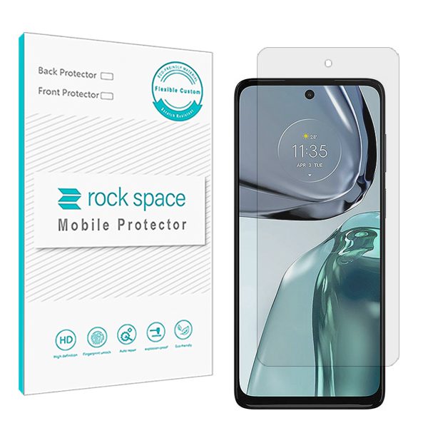 گلس موتورولا Moto G62 5G مدل نانو هیدروژل شفاف برند راک اسپیس کد S