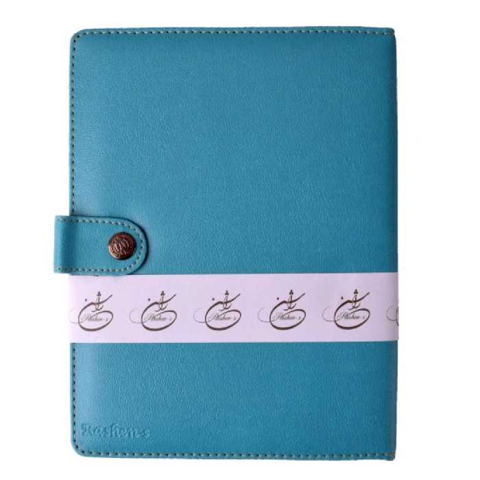 دفتر کلاسوری چرم  100 برگ راشن 26 حلقه