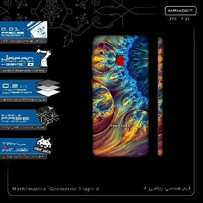 برچسب پوششی ماهوت مدل Mathematical Geometric Shape 8-FullSkin مناسب برای گوشی موبایل سامسونگ Galaxy A20