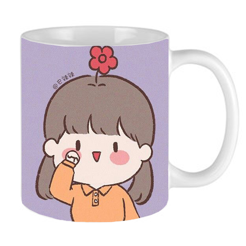 ماگ طرح دختر انیمه کیوت مدل MLS1154