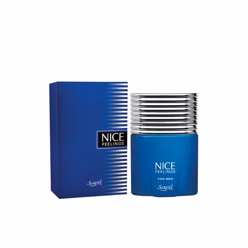 عطر ادکلن مردانه ساپیل نایس آبی (Sapil Nice Feelings Blue) حجم 75 میل