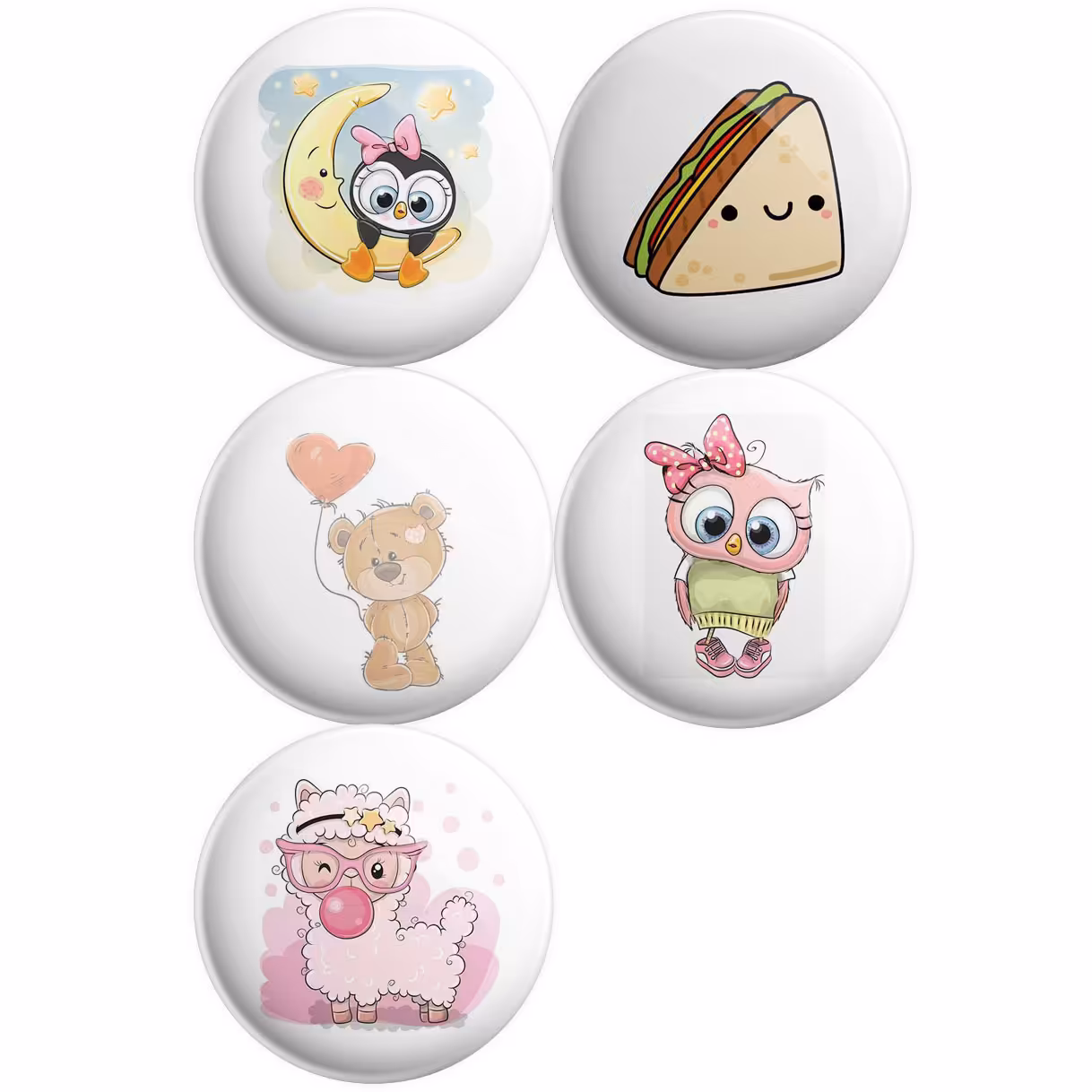 پیکسل پرمانه طرح cute کد pmg5.8500 مجموعه 5 عددی