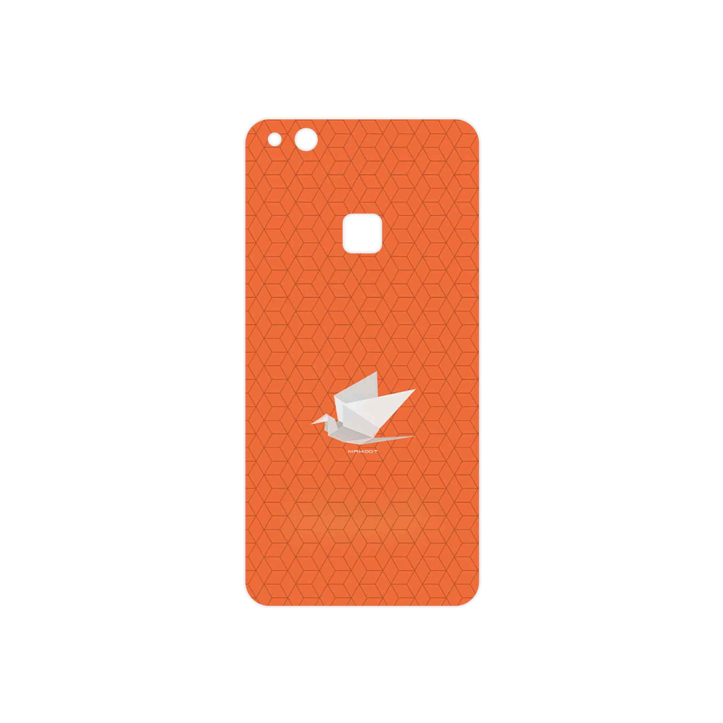 برچسب پوششی ماهوت مدل Minimalist origami bird مناسب برای گوشی موبایل هوآوی P10 Lite