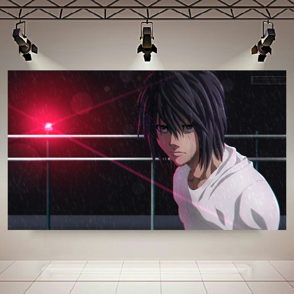 تابلو بوم طرح انیمه مدل دفترچه مرگ کد AR4280