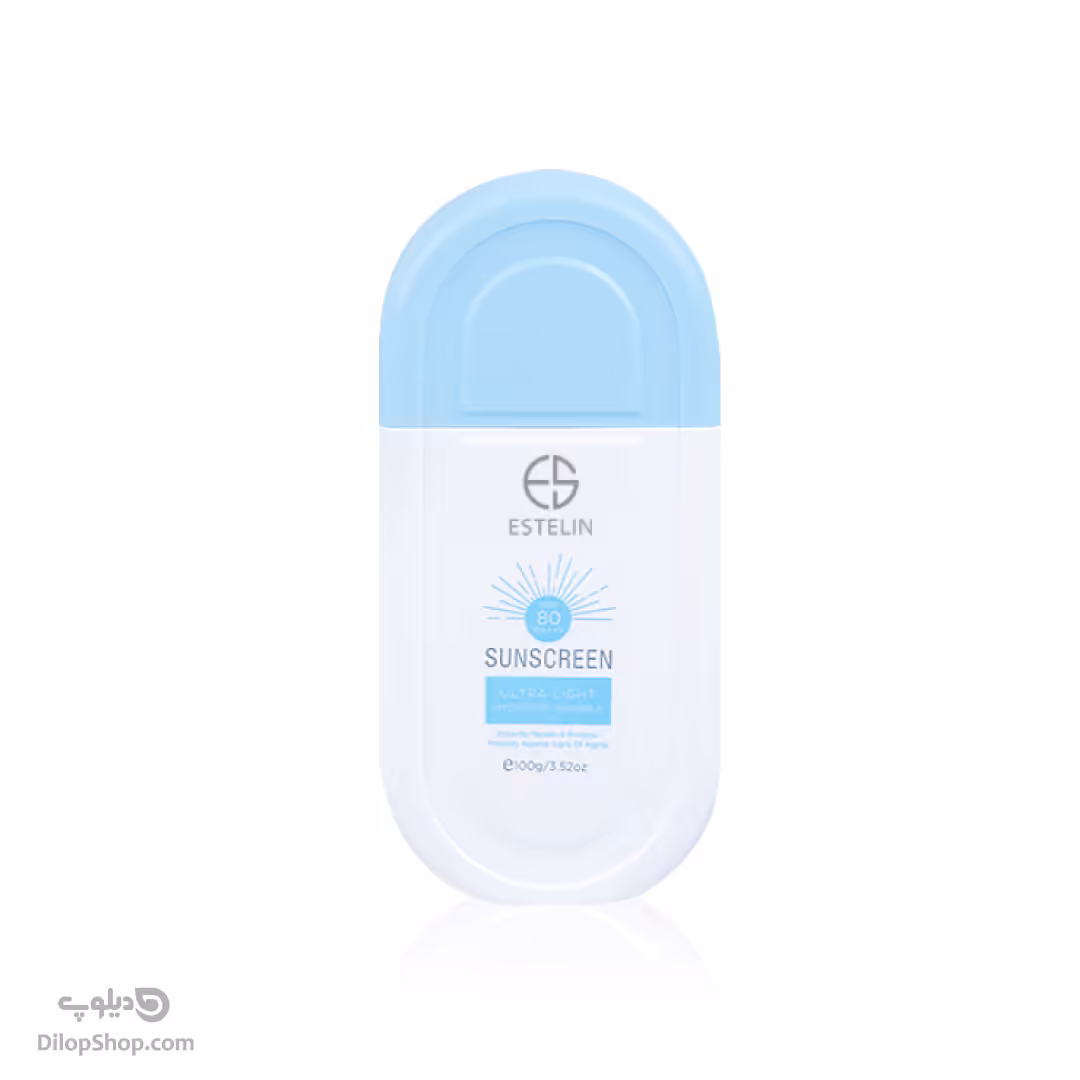 کرم ضد آفتاب بی رنگ استلین مدل SPF80 حجم 100 میل