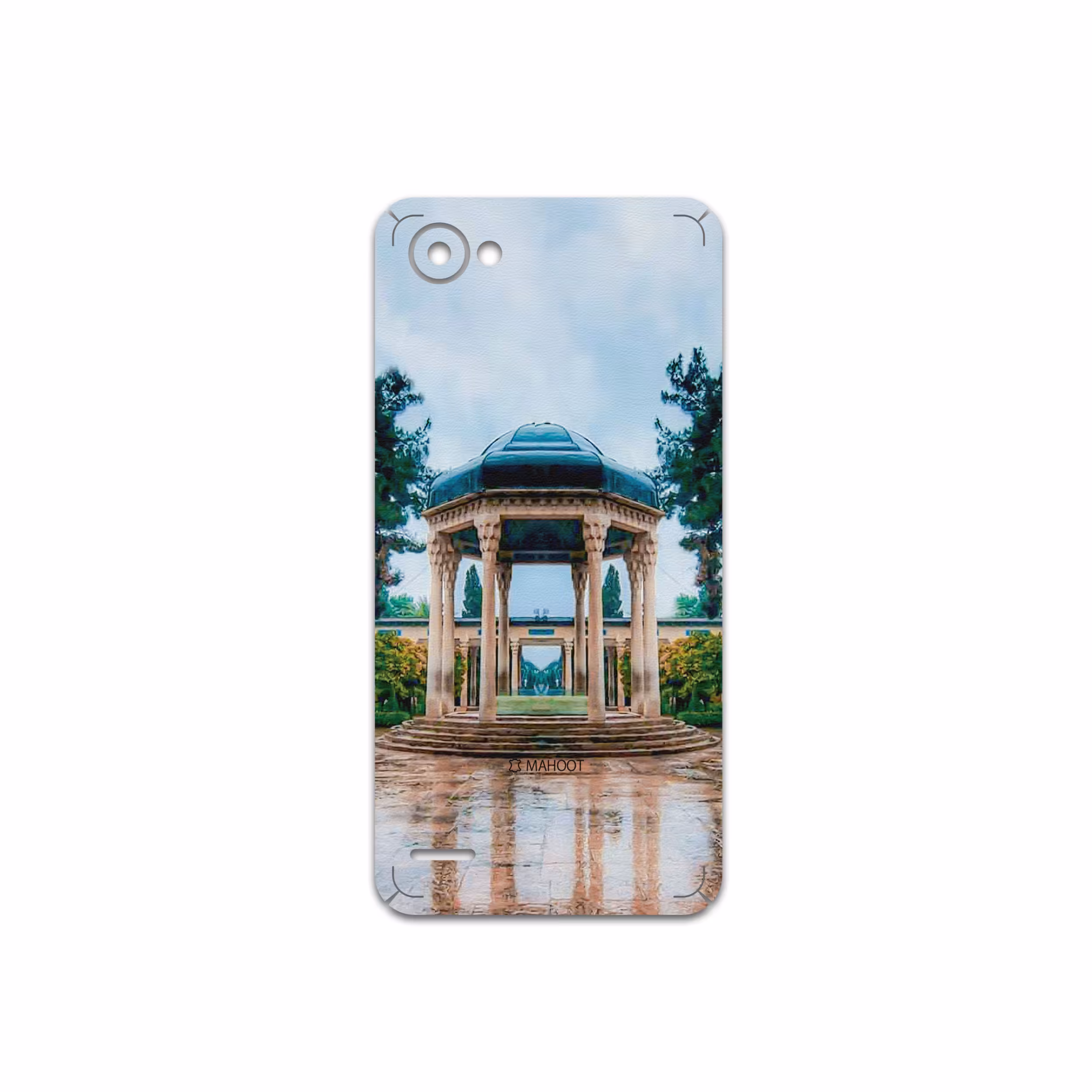 برچسب پوششی ماهوت مدل HAFEZ-Tomb مناسب برای گوشی موبایل ال جی Q6