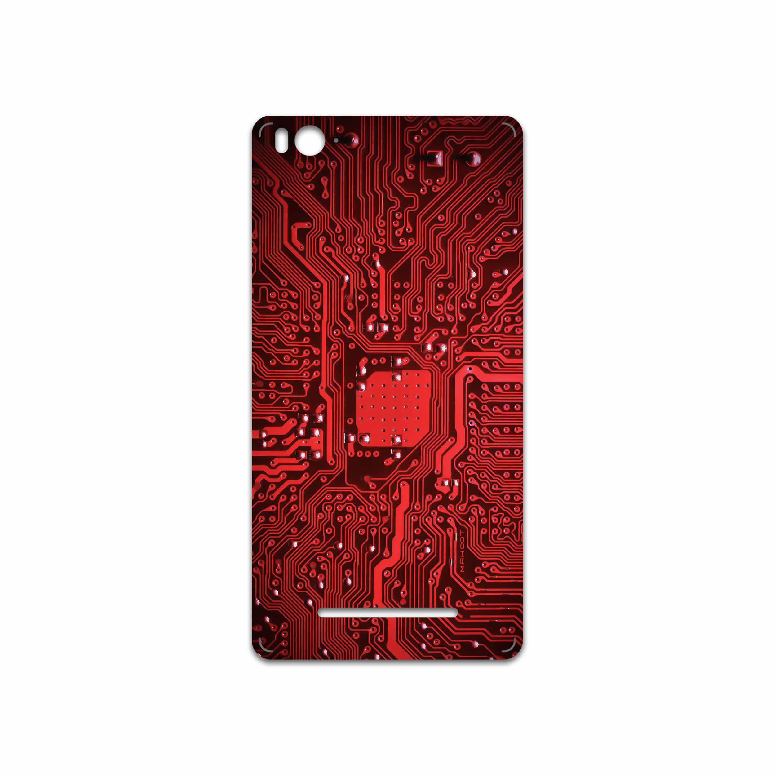 برچسب پوششی ماهوت مدل Red Printed Circuit Board مناسب برای گوشی موبایل شیائومی Mi 4c