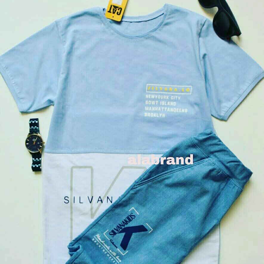 تیشرت شلوارک پسرانه پنبه سوپر 0ا تا 14 سال