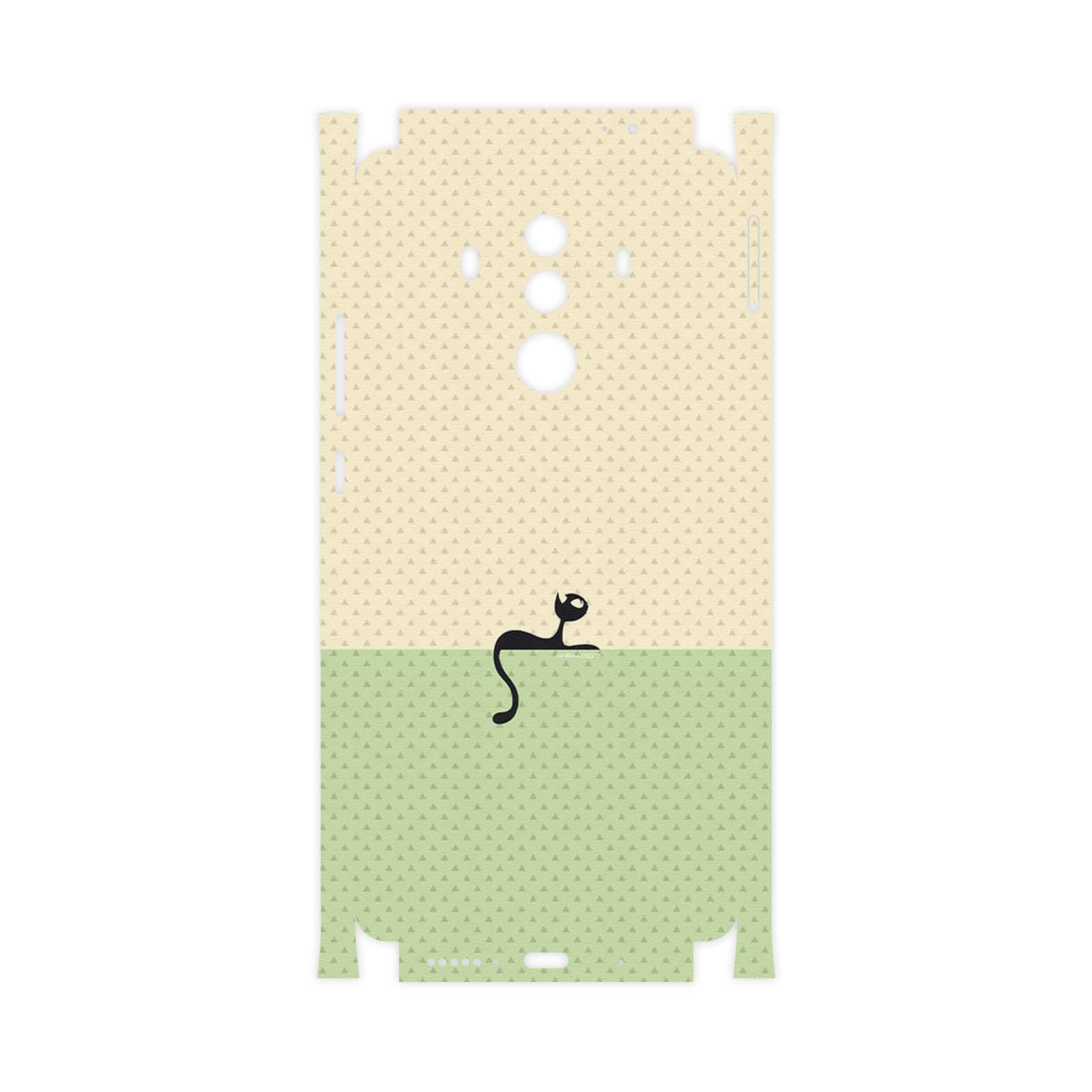 برچسب پوششی ماهوت مدل Minimal Internet Cat Icon-FullSkin مناسب برای گوشی موبایل هوآوی Mate 10 Pro