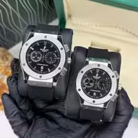 ساعت هابلوت زنانه و مردانه بند رابر HUBLOT
