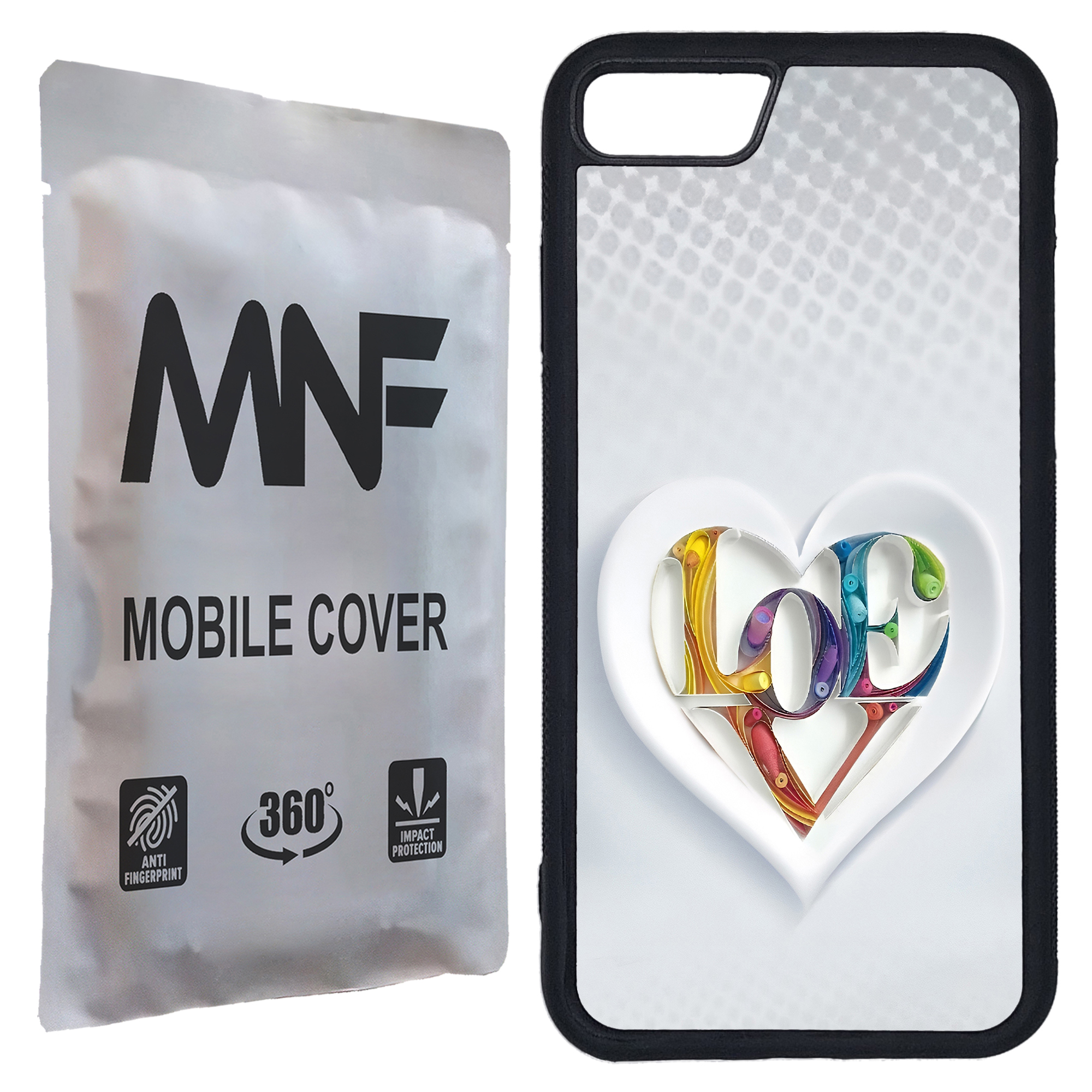 کاور ام ان اف طرح قلبی LOVE کد P-043 مناسب برای گوشی موبایل اپل iPhone SE 2020 / SE 2022