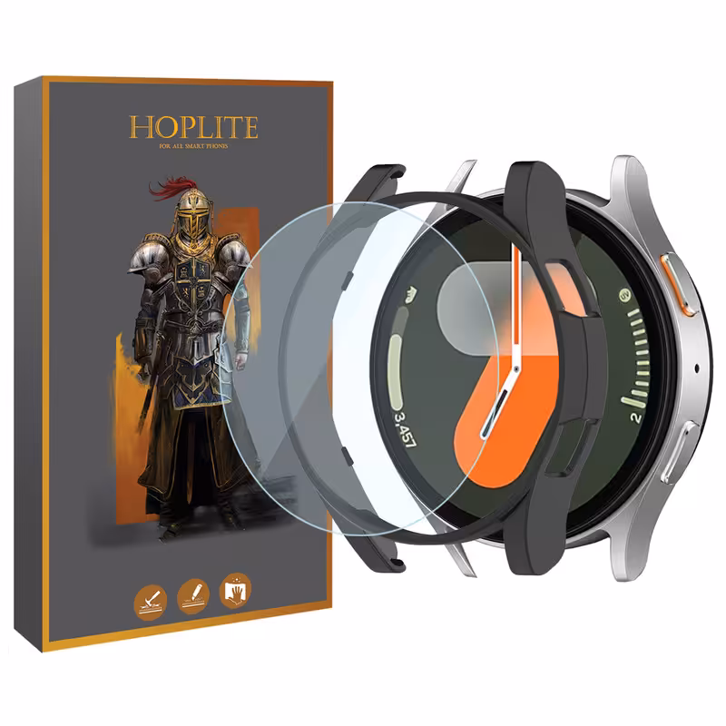 کاور هاپلایت مدل PC Bumper HL مناسب برای ساعت هوشمند سامسونگ Galaxy Watch 7 40mm به همراه محافظ صفحه نمایش | کالا برتری