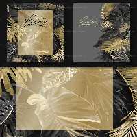 وکتور بروشور لوکس طلایی مشکی | گرافیک با طعم تربچه