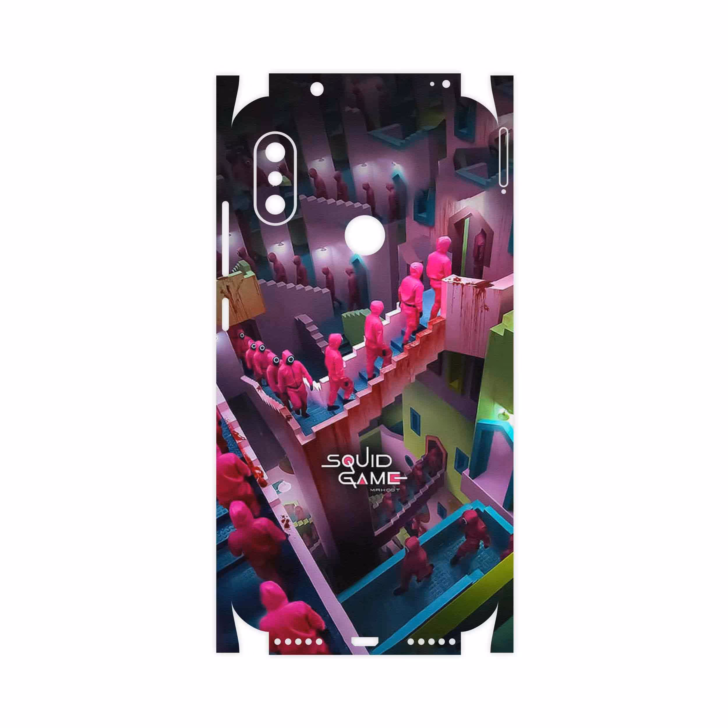 برچسب پوششی ماهوت مدل Squid Game-FullSkin مناسب برای گوشی موبایل شیائومی Redmi Note 6 Pro