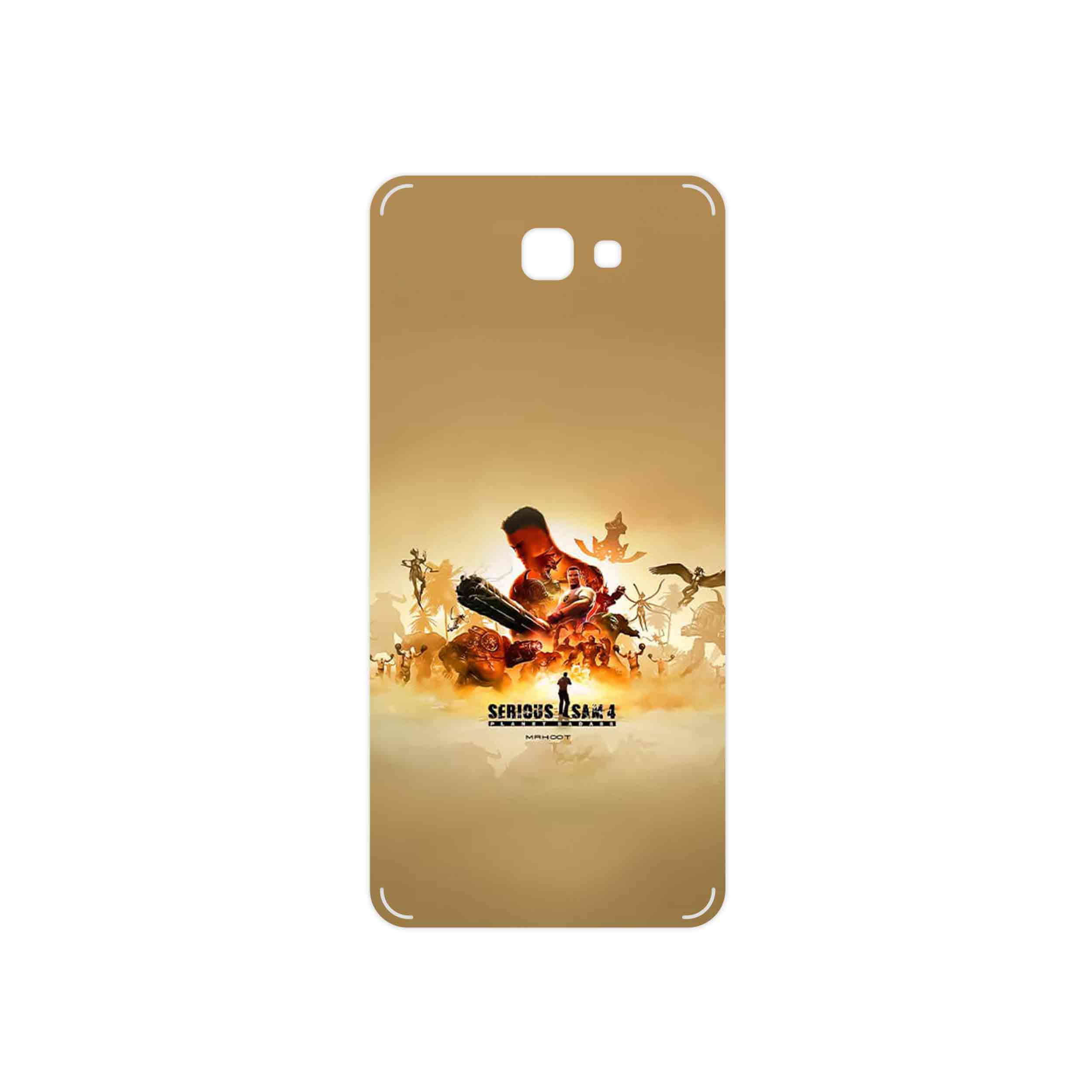 برچسب پوششی ماهوت مدل Serious Sam Game Series مناسب برای گوشی موبایل سامسونگ Galaxy J7 Prime
