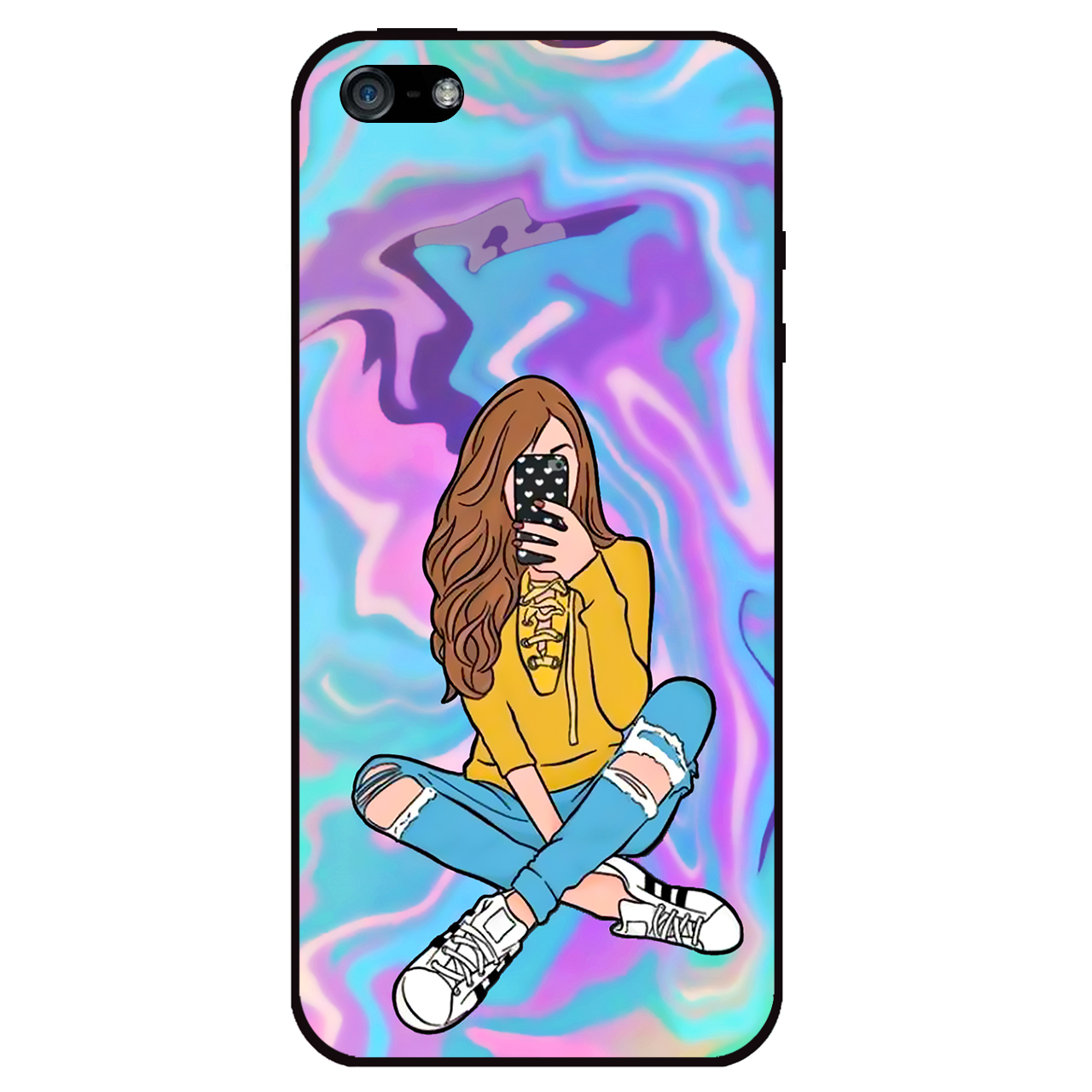 کاور مگافون کد 7592 مناسب برای گوشی موبایل اپل iphone 5 / 5s / SE