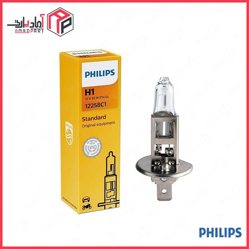 لامپ بی سیم 12 ولت 55 30 % سوپر PHILIPS H1