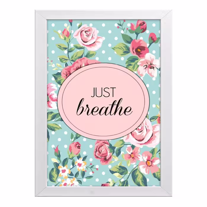 تابلو طرح just breath کد t3