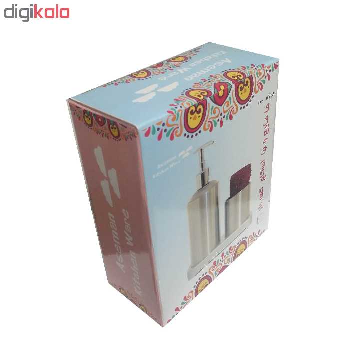 پمپ مایع ظرفشویی آسمان کد 148ST همراه با اسکاچ